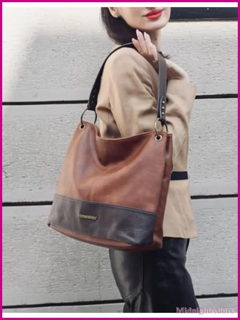 Montana West Hobo Bag Slouchy Shoulder Bag Vegan Leather Tote Purse